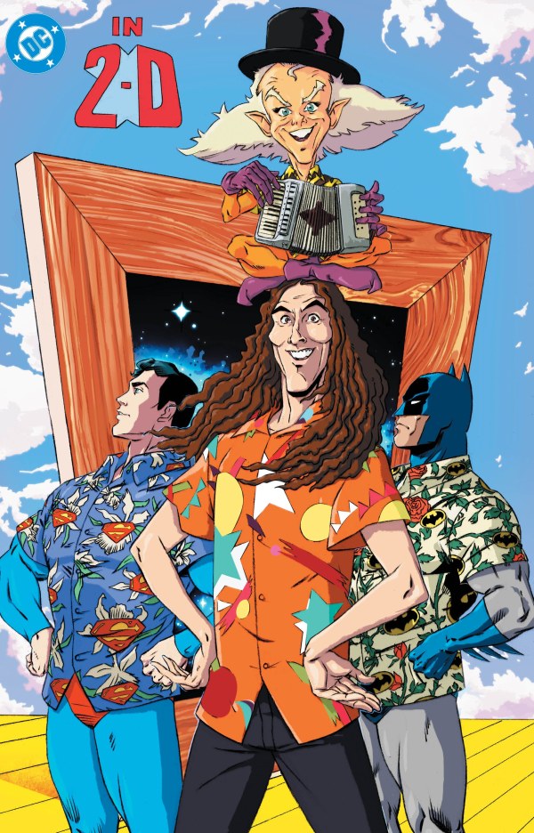Batman Superman Weird Al Worlds Weirdest #1 Cover E Dan Schoening FOIL