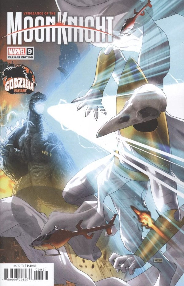 Vengeance Of The Moon Knight #9 Taurin Clarke Godzilla