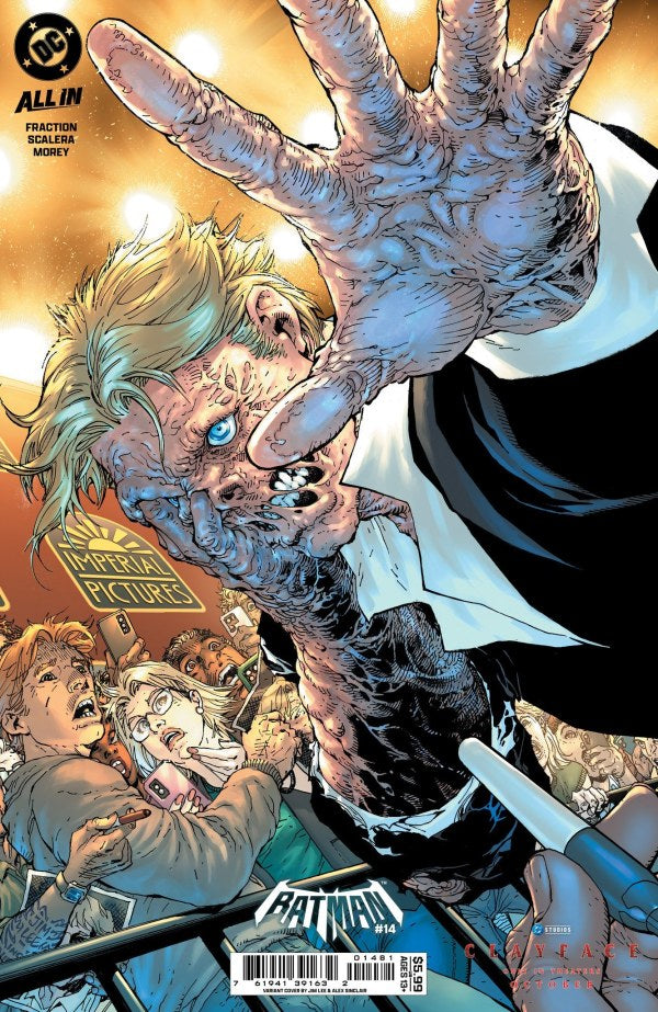 Batman #14 Jim Lee Clayface Movie (Bad Seeds)