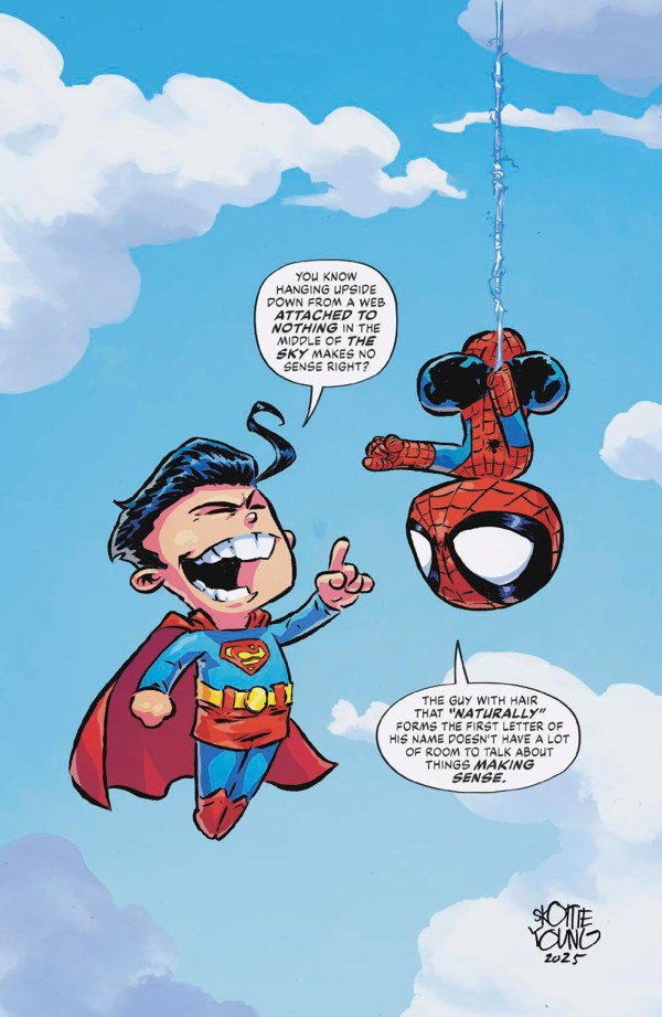 Marvel/DC: Spider-Man/Superman #1 Skottie Young Virgin