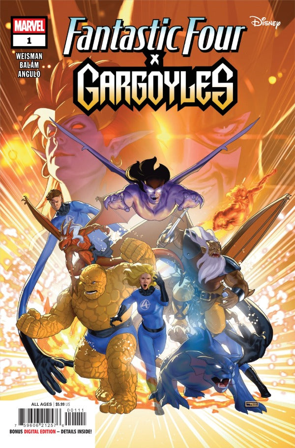 Fantastic Four/Gargoyles #1 Taurin Clarke Main