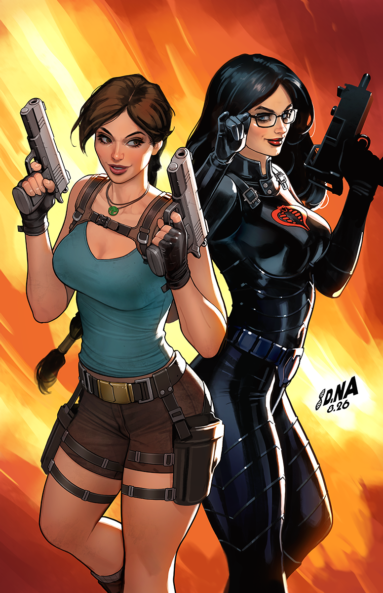 GI JOE A REAL AMERICAN HERO TOMB RAIDER #1 DAVID NAKAYAMA NYCC EXCLUSIVE VIRGIN VAR
