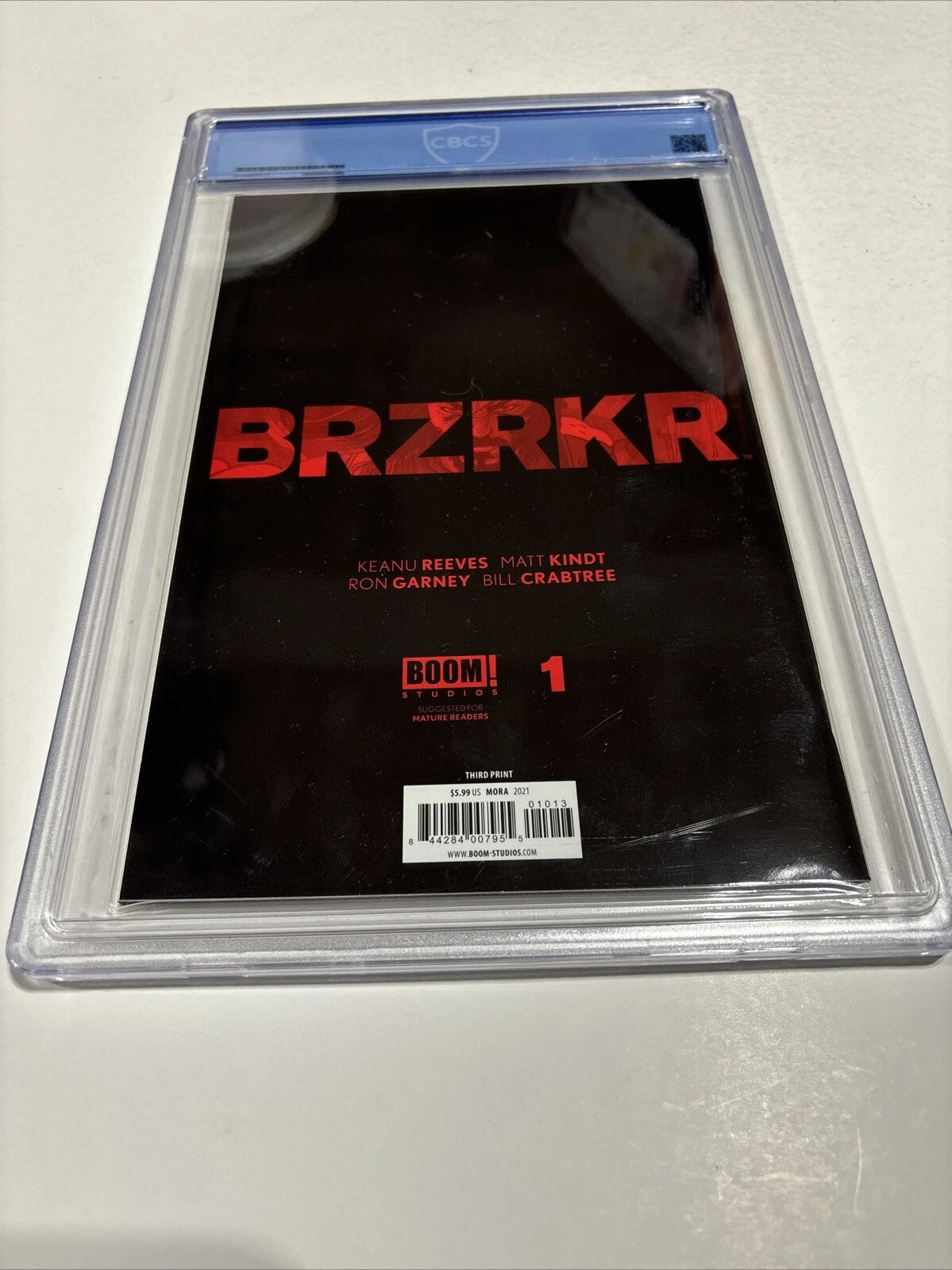 BRZRKR (Berzerker) #1 Dan Mora 3rd Print Foil CBCS 9.8