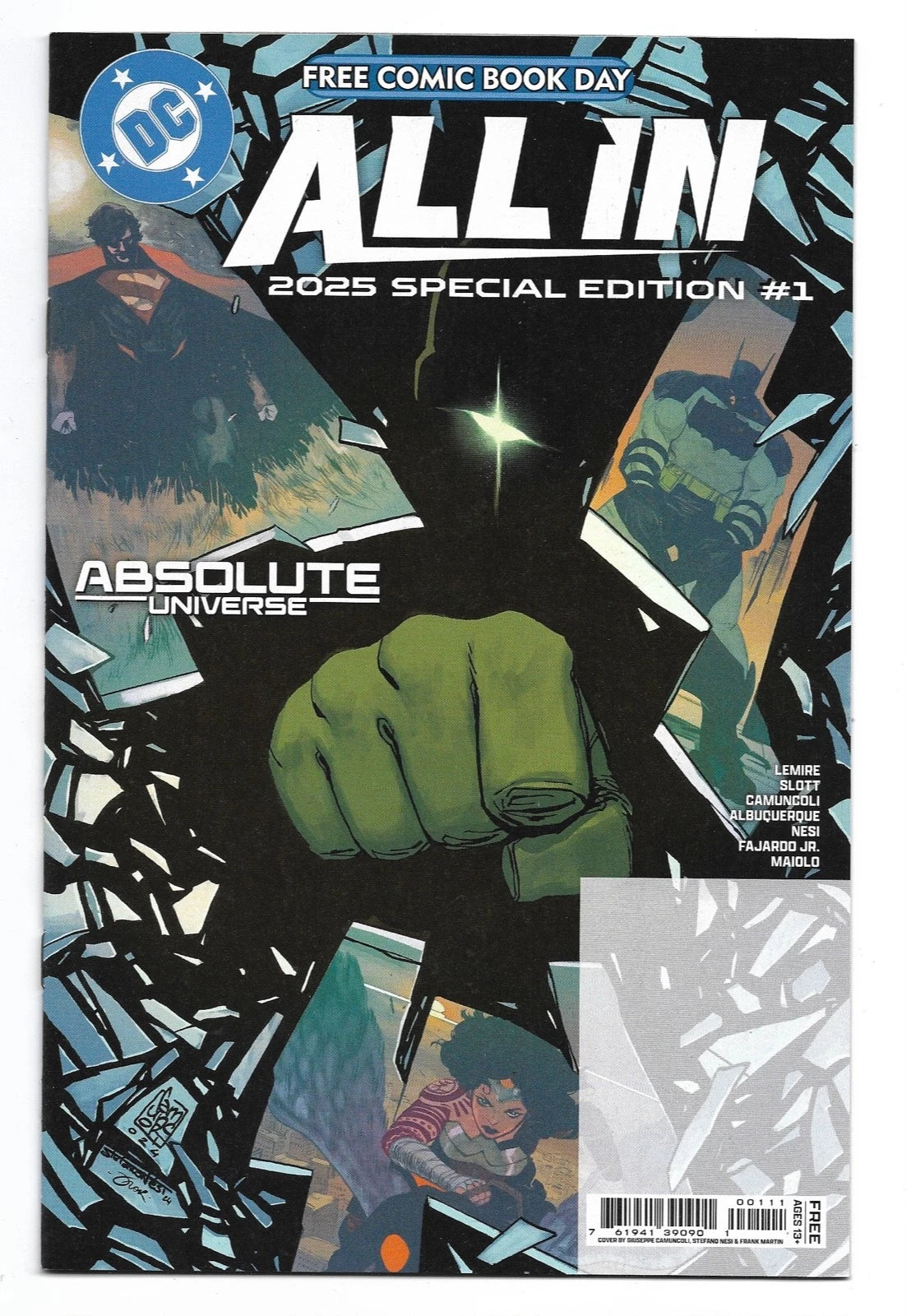 Free Comic Book Day 2025 - DC All In Absolute Universe 2025 Special