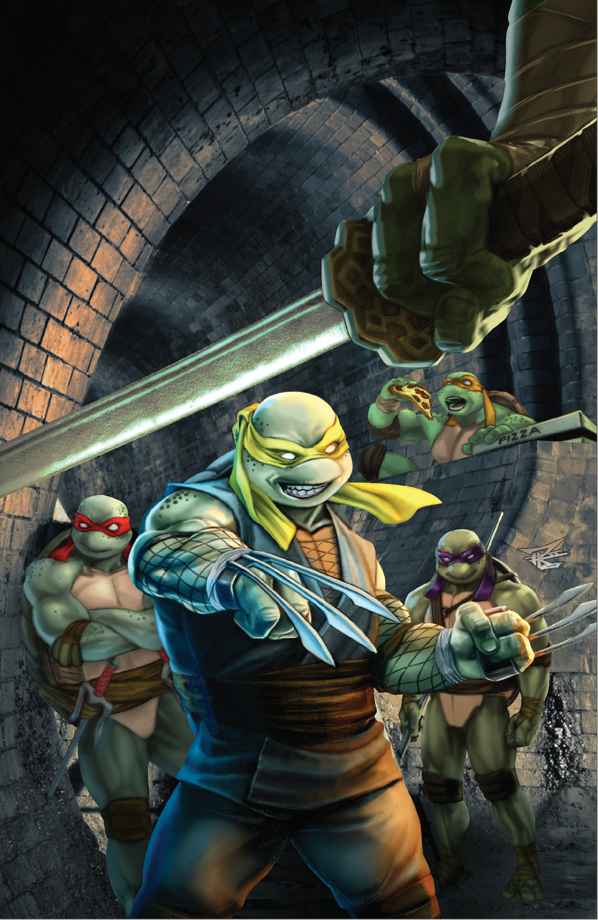 Tmnt Jennika Ii #1 (Of 6) Unknown Comics Ron Leary Exclusive Virgin Var