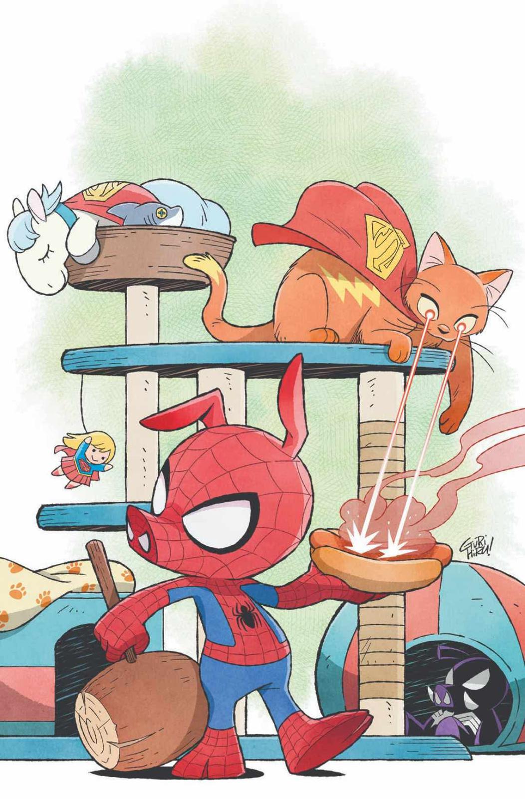 SPIDER-MAN/SUPERMAN #1 GURIHIRU EXCLUSIVE VIRGIN VAR