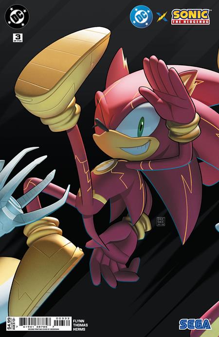 DC X Sonic The Hedgehog #3 (Of 5) 2nd Print