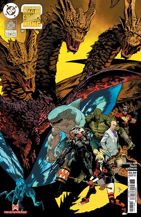 Justice League vs Godzilla vs Kong 2 #1 Cover B Mora Variant