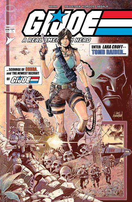G.I. Joe A Real American Hero #330 Chris Mooneyham 2nd Print Lara Croft