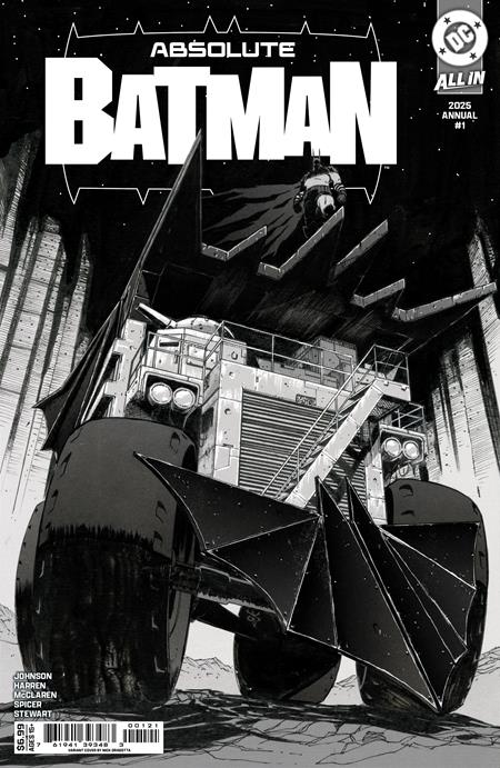 Absolute Batman 2025 Annual #1 Cover B Nick Dragotta Batmobile