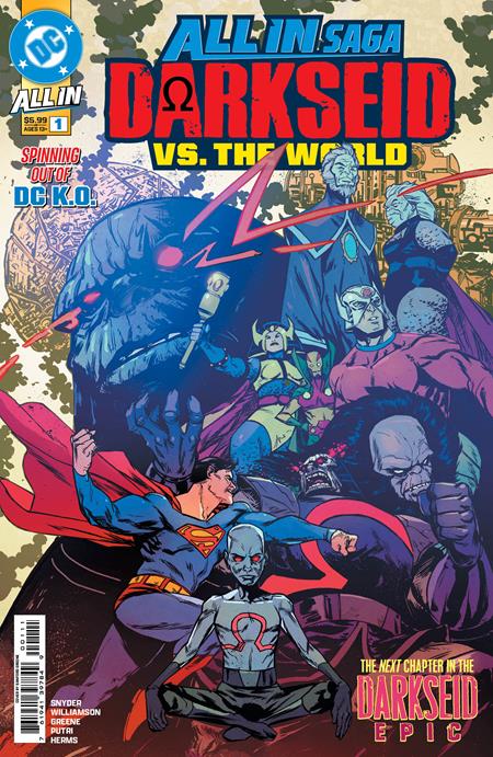 DC All In Saga Darkseid vs The World #1 Cover A Sanford Greene