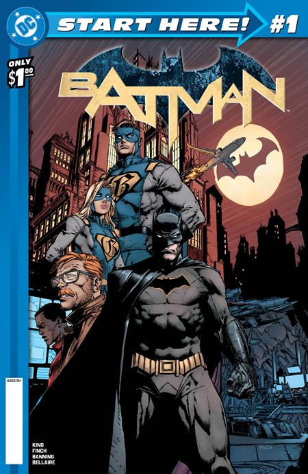 DC Starts Here Batman #1 Cover Set of 4 (The New 52) 2026 Edition