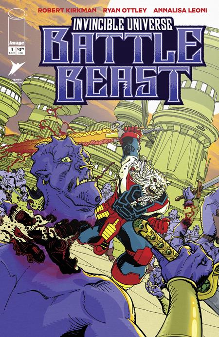 Invincible Universe Battle Beast #1 Ryan Ottley 10th Print Cover Set