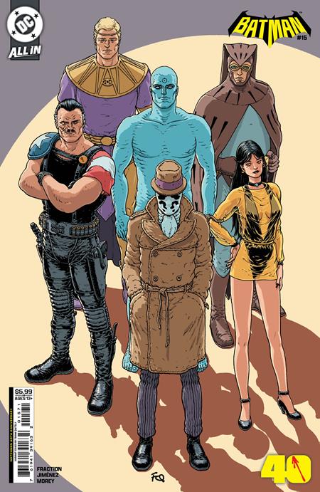 Batman #15 Frank Quitely Watchmen 40th Anniversary