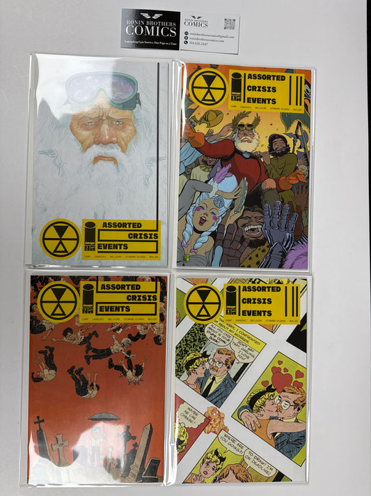 Assorted Crisis Events #7 A+B & #8 A+B 1st Prints 4 Book Bundle (Mature)