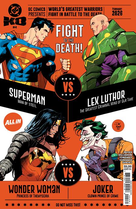 DC K.O. #4 (Of 5) Cover G Dan Mora Bracket