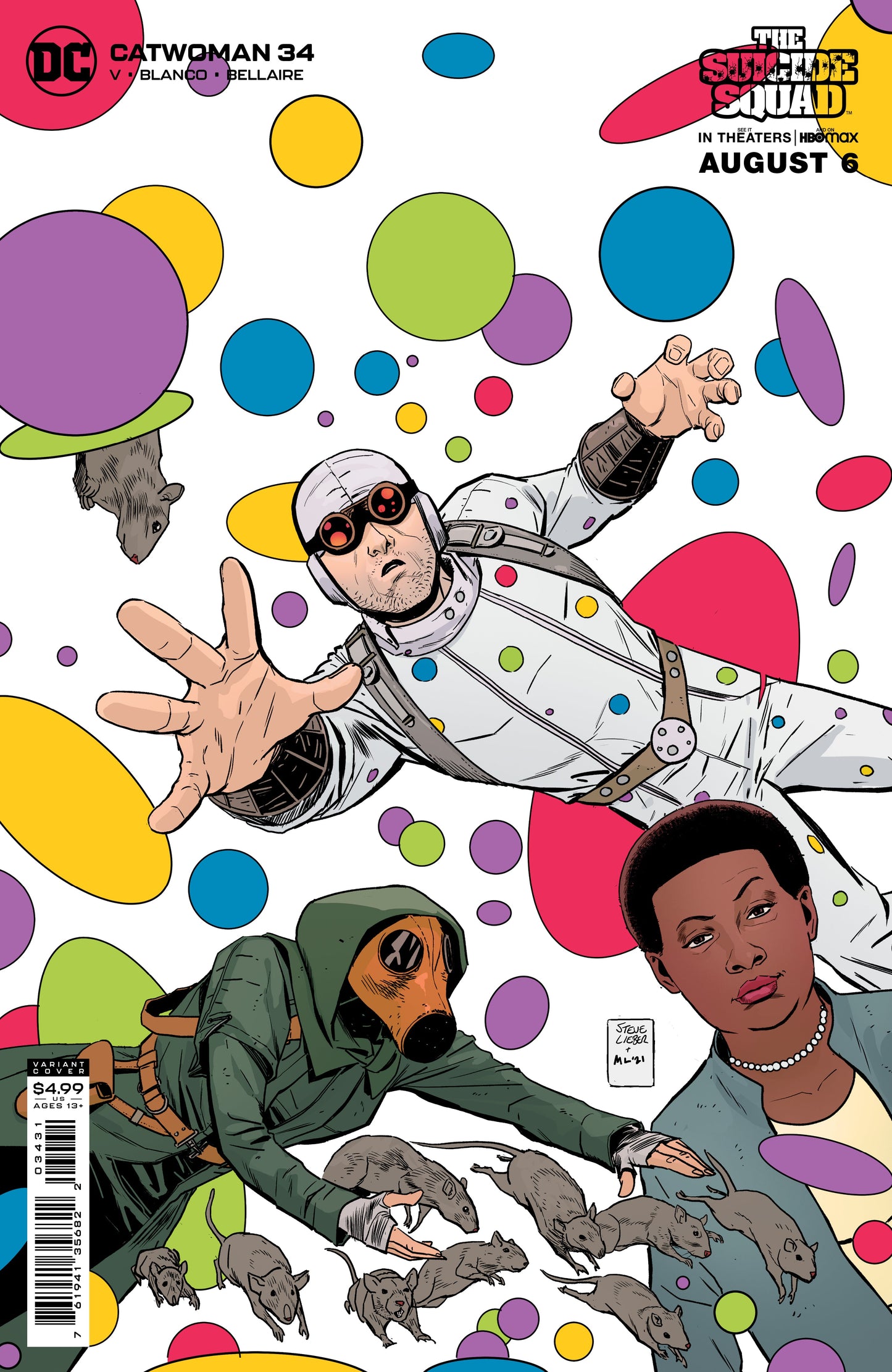 CATWOMAN #34 CVR C STEVE LIEBER THE SUICIDE SQUAD MOVIE CARD STOCK VAR (08/18/2021)