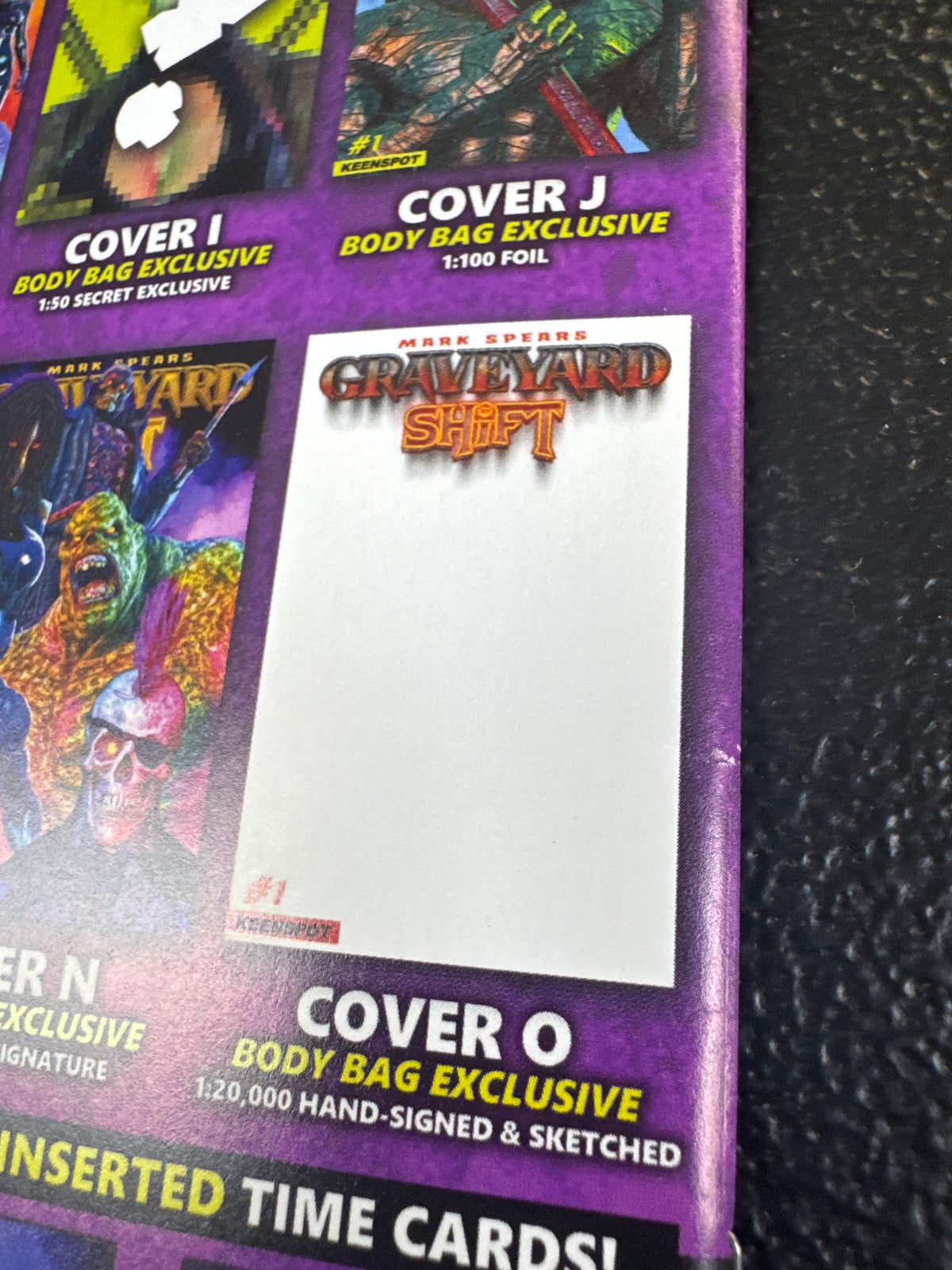 Mark Spears Graveyard Shift #1 Cover K [1:200] Glow In Dark