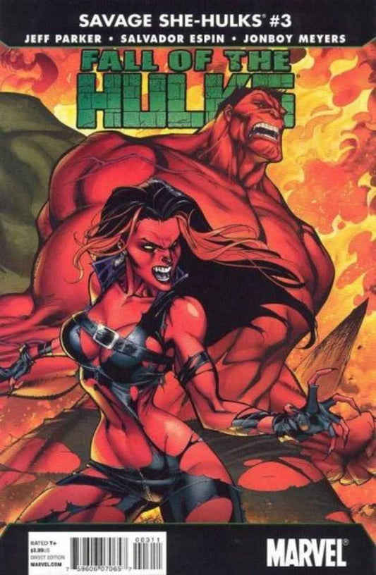 Fall Of Hulks Savage She Hulks #3 (Of 3) J Scott Campbell