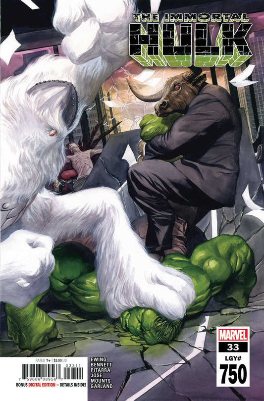 Immortal Hulk #33 Alex Ross Main