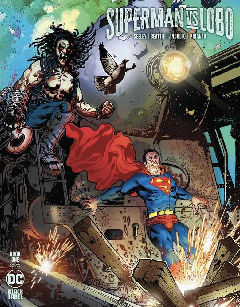 Superman vs Lobo #1 (Of 3) Cover C Tony Harris