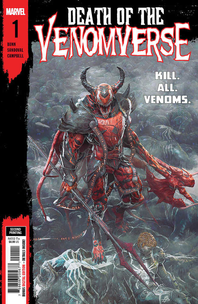Death of Venomverse #1 Björn Barends 2nd Print