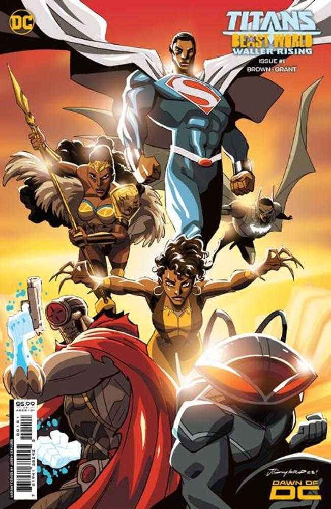 Titans Beast World Waller Rising #1 Cover C Jerry Gaylord