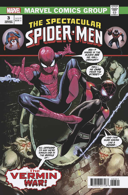 The Spectacular Spider Men #3 Lee Garbett Homage