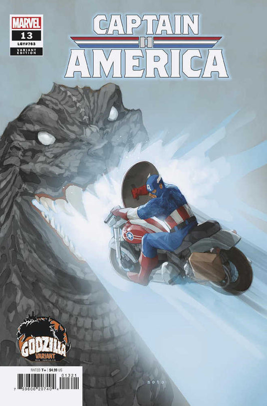 Captain America #13 Phil Noto Godzilla