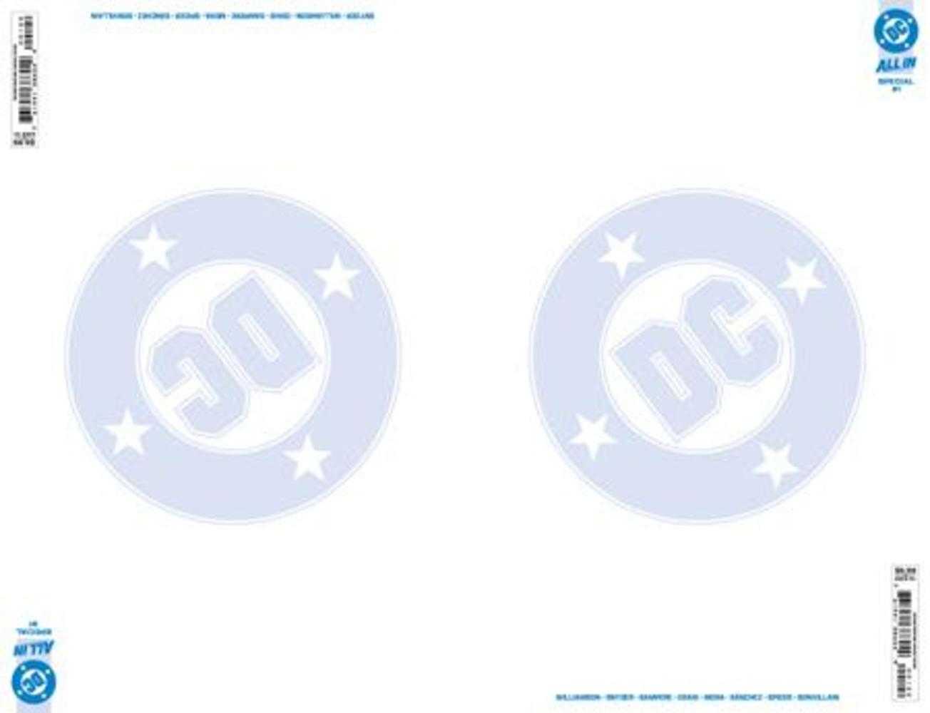 DC All In Special #1 (One Shot) 2nd Print Cover B Blank