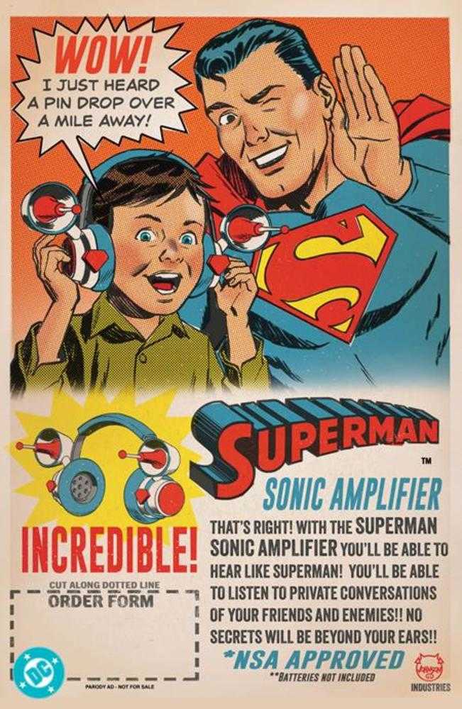 Superman #23 Cover F [1:25] Dave Johnson Card Stock Variant