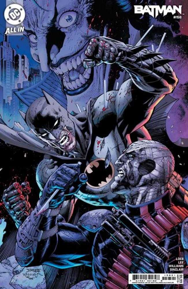 Batman (2025) #158 Cover B & C Jim Lee & Williams Connecting Set (03/25/25)