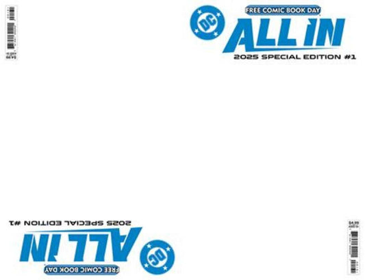 Free Comic Book Day 2025 - DC All In Absolute Universe Special Edition Blank Variant