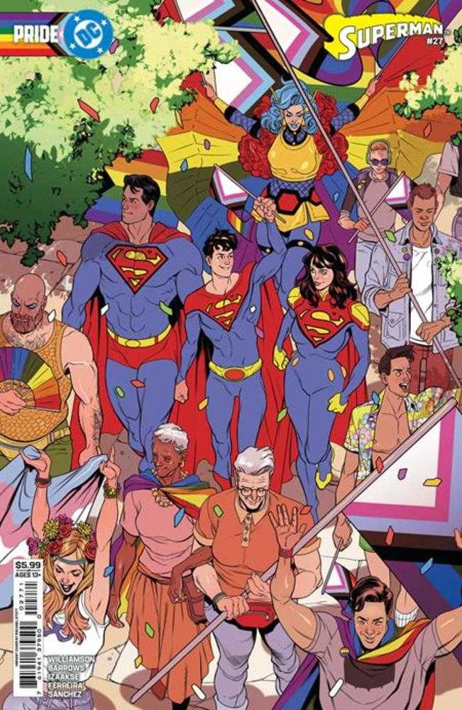 Superman #27 Cover E Rachel Stott DC Pride