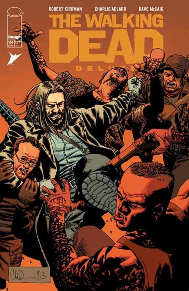 Walking Dead Deluxe #114 Cover B Charlie Adlard & Dave Mccaig MR)