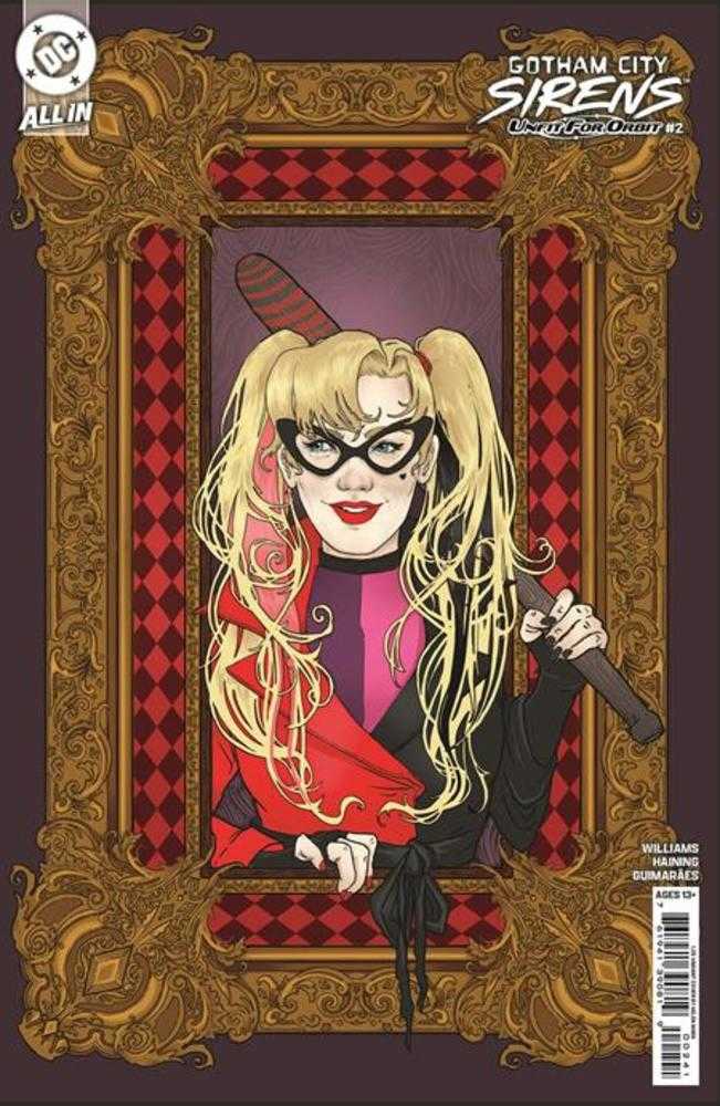 Gotham City Sirens Unfit For Orbit #2 Cover E [1:25] Helen Mask