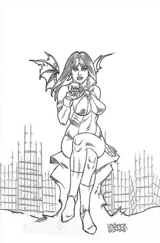 Vampirella Armageddon #1 Cover S [1:20] B&W Virgin