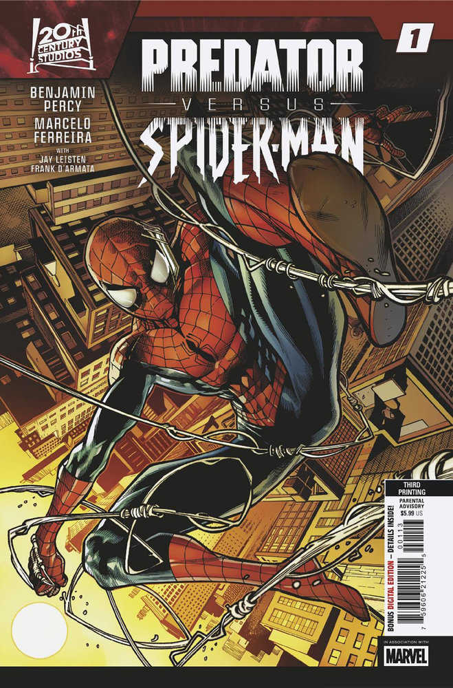 Predator vs. Spider-Man #1 Marcelo Ferreira 3rd Printing