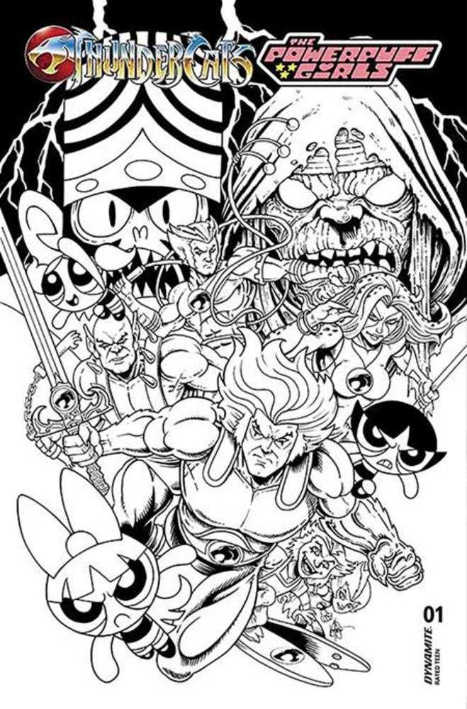 Thundercats Powerpuff Girls #1 Cvr O [1:5] Art Foc Bonus