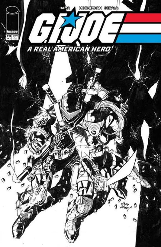 G.I. Joe A Real American Hero #321 Cover B Andy Kubert B&W