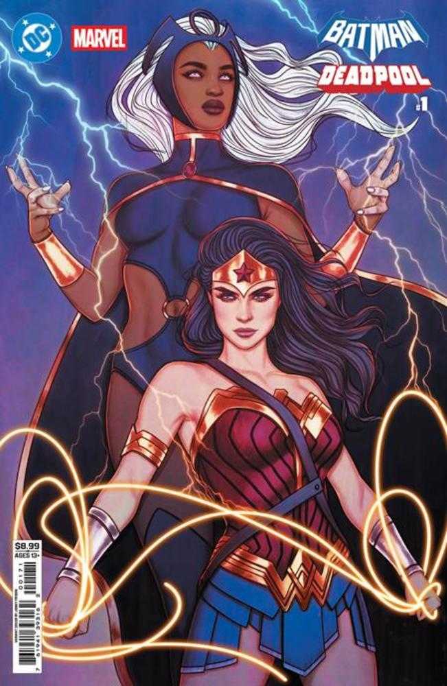 DC/Marvel Batman/Deadpool #1 CVR H Frison Wonder Woman Storm