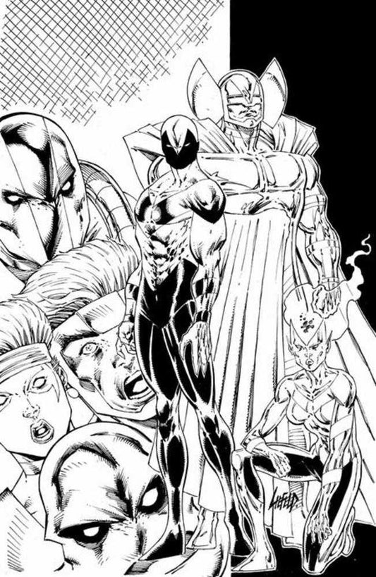 Youngblood #1 (2025) 2nd Print [1:10] Rob Liefeld B&W Virgin