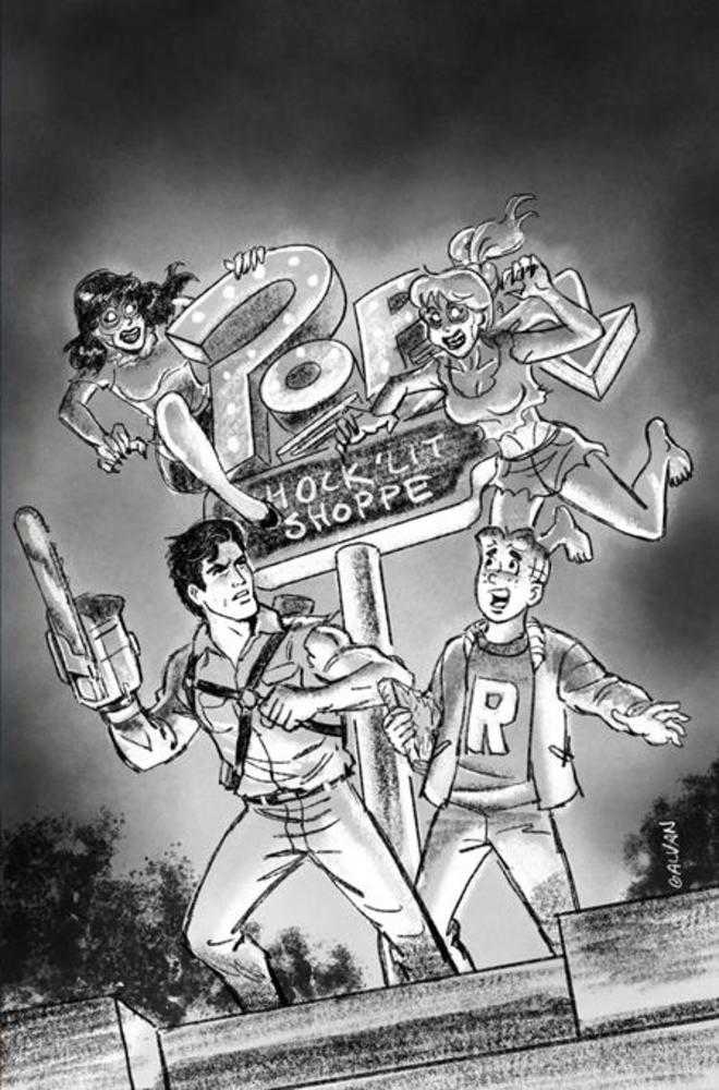 Archie X Army Of Darkness #1 [1:20] Bill Galvan B&W Virgin (PRESALE 02/04/26)