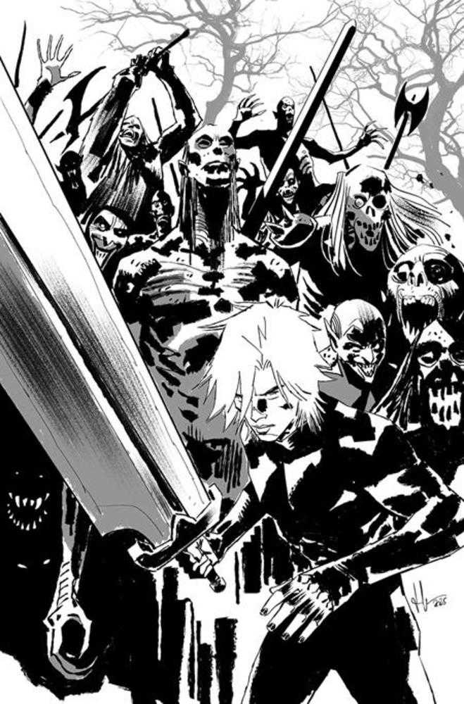 Lost Fantasy #8 Cover D [1:25] Luca Casalanguida B&W Virgin
