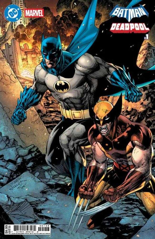 DC Marvel Batman Deadpool #1 2nd Print Cover B Jim Lee