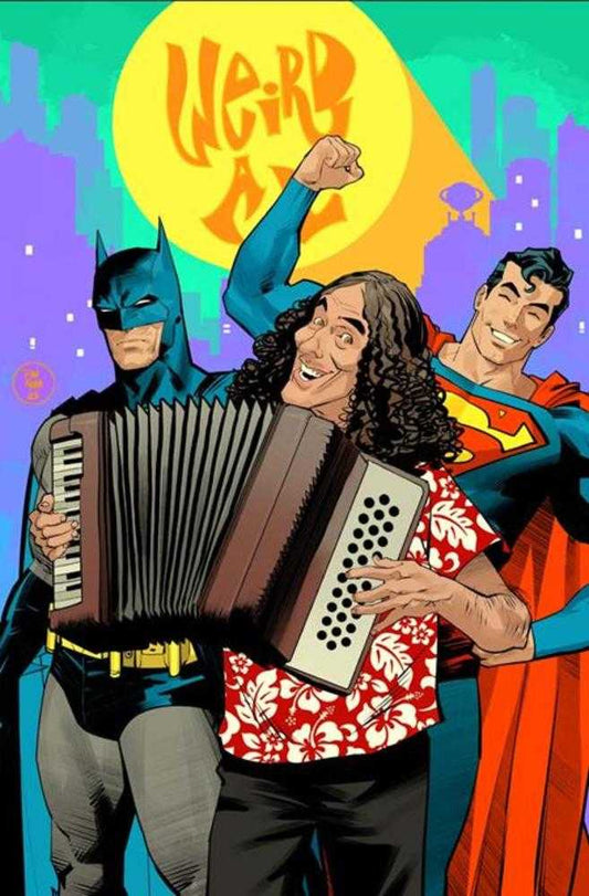 Batman Superman Worlds Finest #50 Dan Mora Weird Al Yankovic