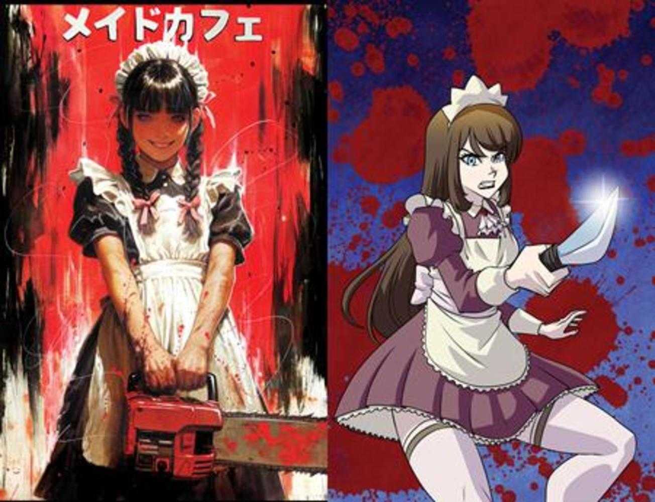 Maid Cafe #2 Cover D Naomi Griffin Todd Skull Holofoil Flip