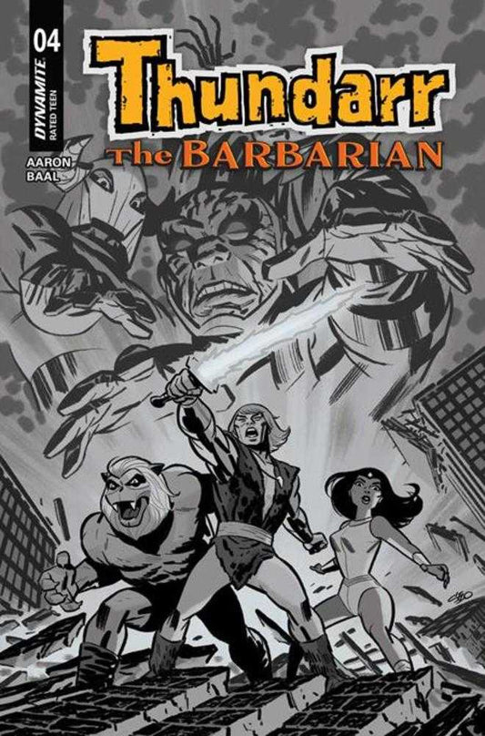 Thundarr The Barbarian #4 Cover F [1:10] Michael Cho Line Art