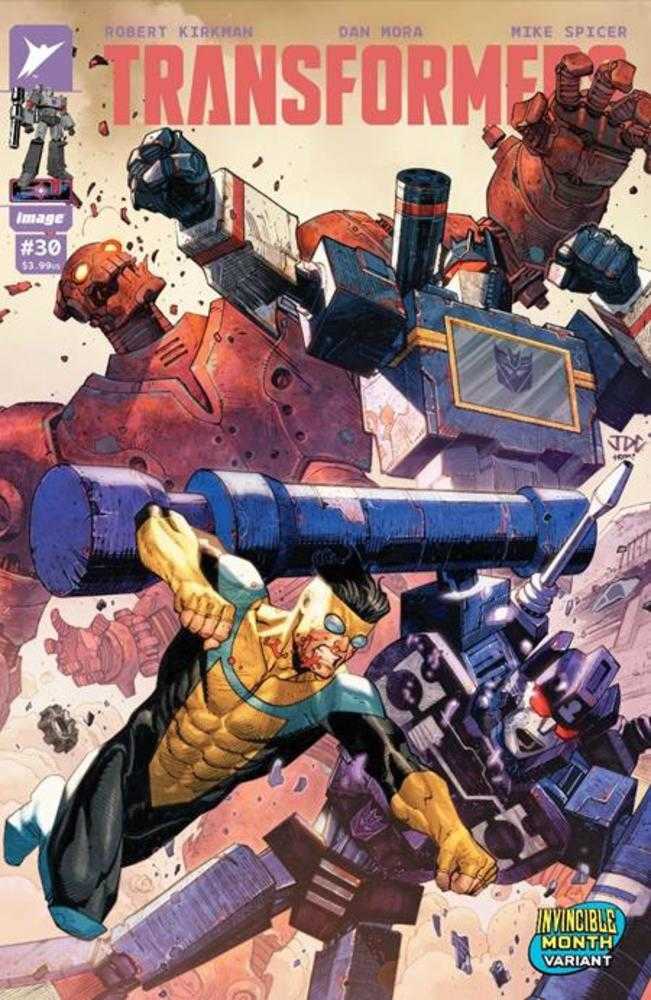 Transformers #30 Cover F Josh Cassara Invincible Team Up