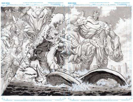 Olympus Saga Megalith #1 Cover D Lewis Larosa Original Art 1 Variant